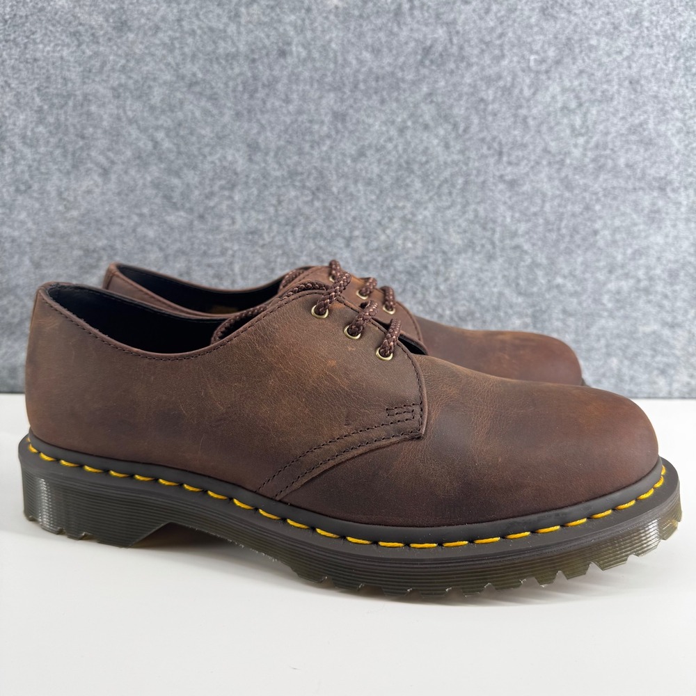 Dr. Martens 1461 Crazy Horse Bex Oxford Men 9 Brown Leather 30681 Brand New